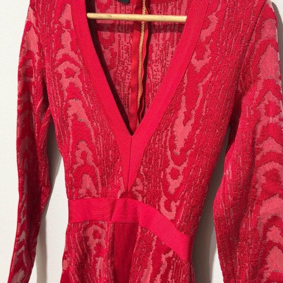 Balmain Red Mini Dress - Picture 3 of 10